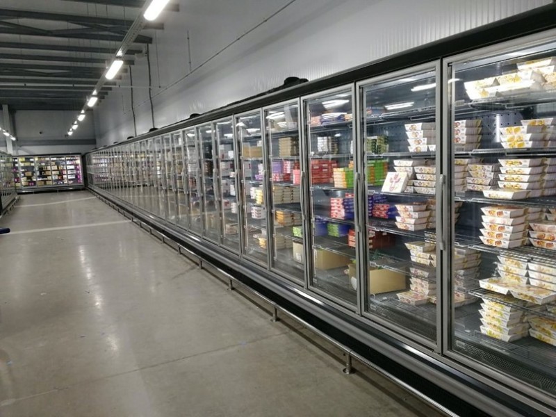 Общий вид торгового зала dark store Общий вид торгового зала dark store